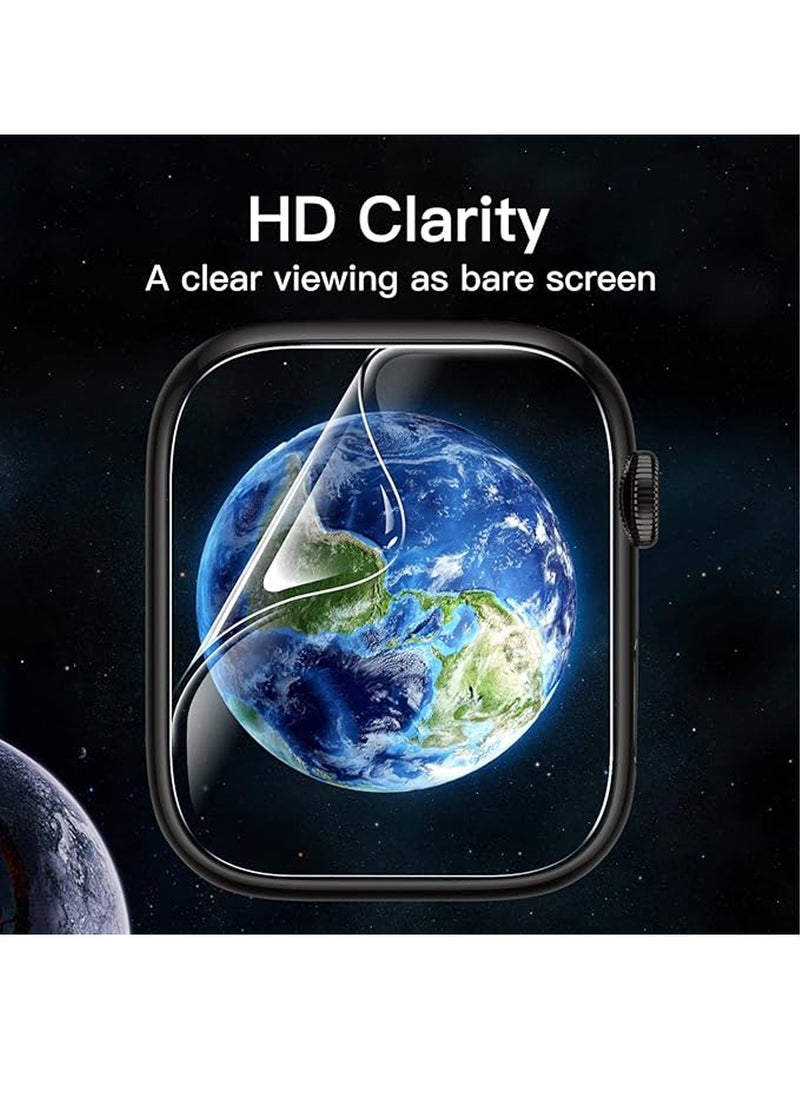 X-level - 3 Pcs Screen Protectors Compatible with Apple Watch Series 9/8/7/Hermès 41mm, Ultra-thin Protective Film Bubble Free Anti-Scratch, HD Clear, Soft TPU Film for Apple Watch Protection Accessories - Image 1