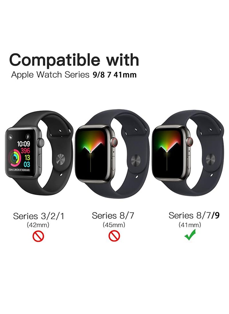 X-level - 3 Pcs Screen Protectors Compatible with Apple Watch Series 9/8/7/Hermès 41mm, Ultra-thin Protective Film Bubble Free Anti-Scratch, HD Clear, Soft TPU Film for Apple Watch Protection Accessories - Image 1