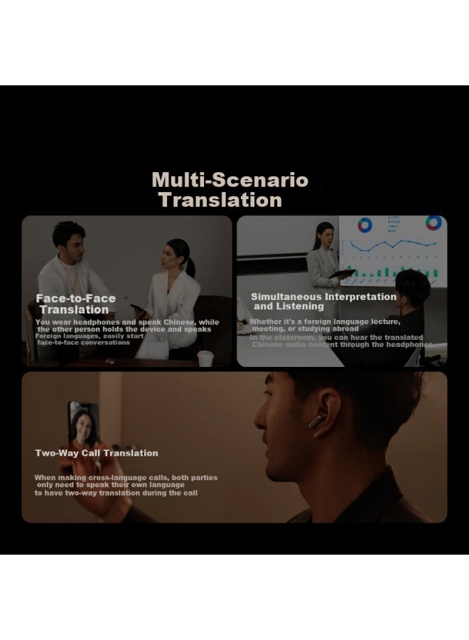 Iflytek Ai Translation Conference Headset Noise-cancelling Bluetooth Earphones Pro 3+kit 2 Jd Gold List Gift Box Compatible With Apple Huawei Xiaomi - Image 2