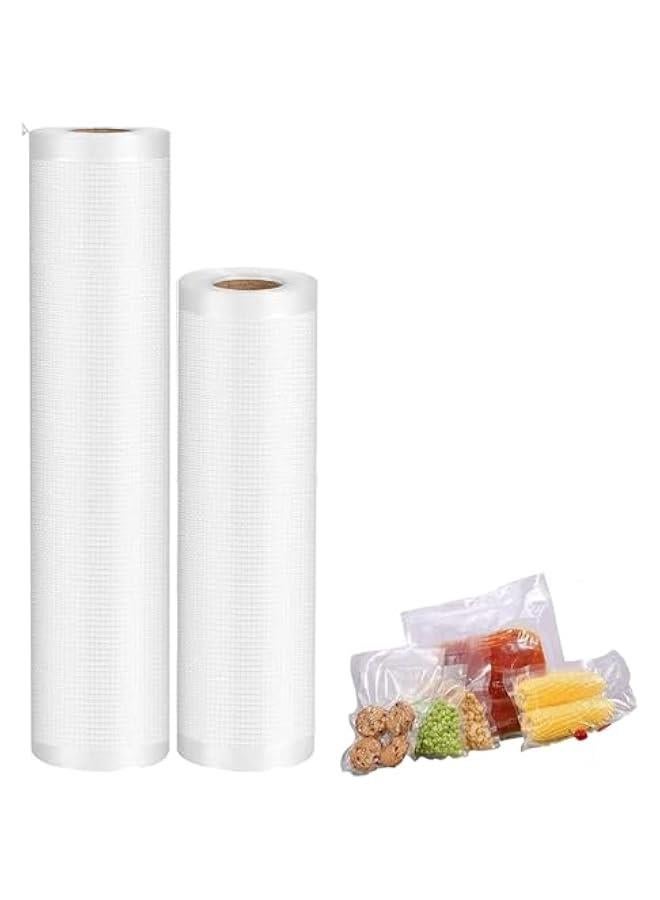 FYLX Vacuum Sealing BagFood Vacuum Sealing BagFood Sealing RollWithout BPAVery Suitable for Vacuum Storage and Meal Preparation 2 Rolls20x500 cm 28x500 cm) - Image 1