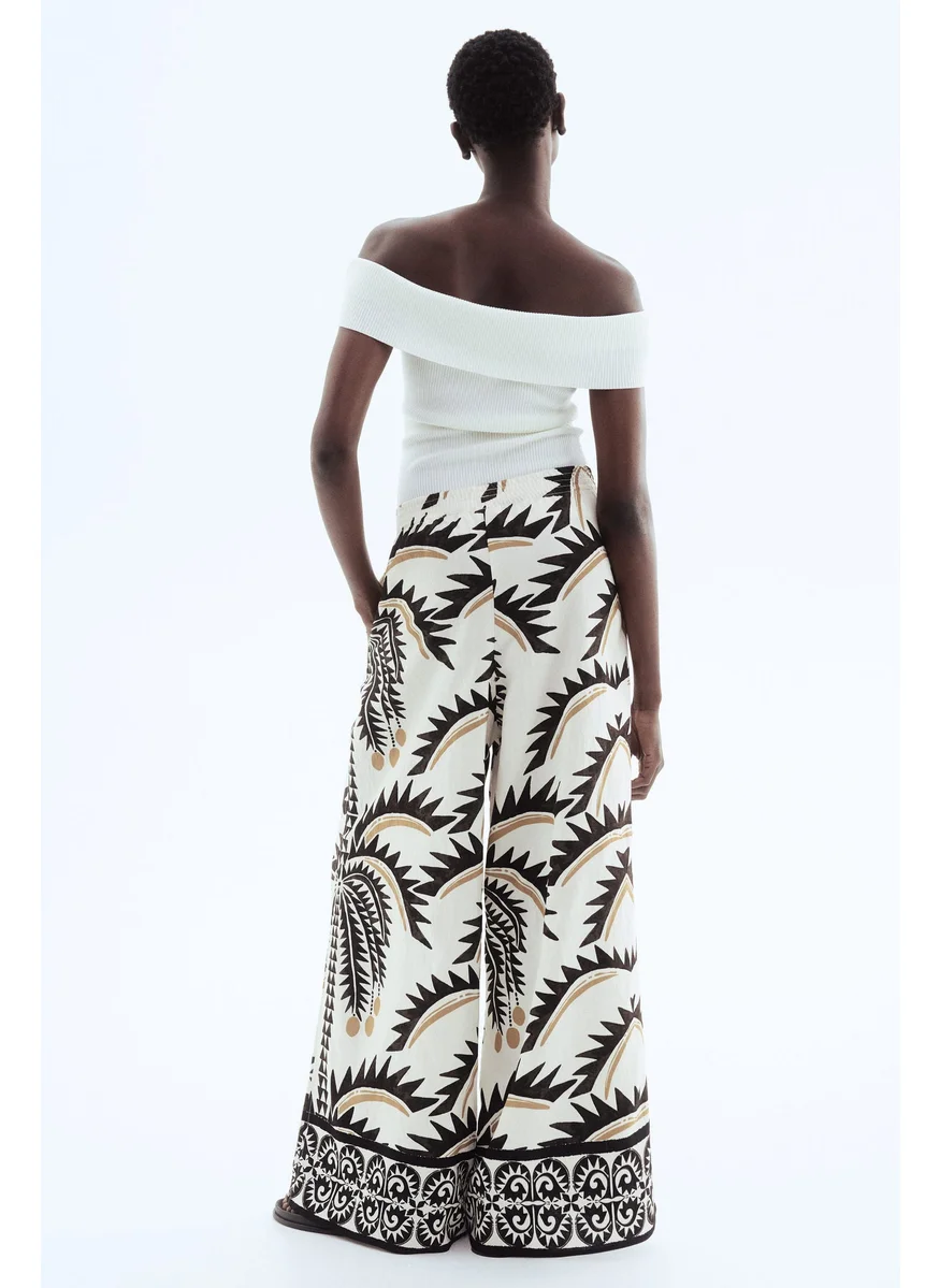 H&M Wide Pull-On Trousers