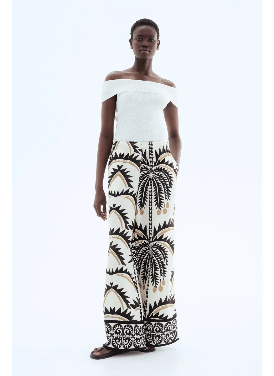 H&M Wide Pull-On Trousers