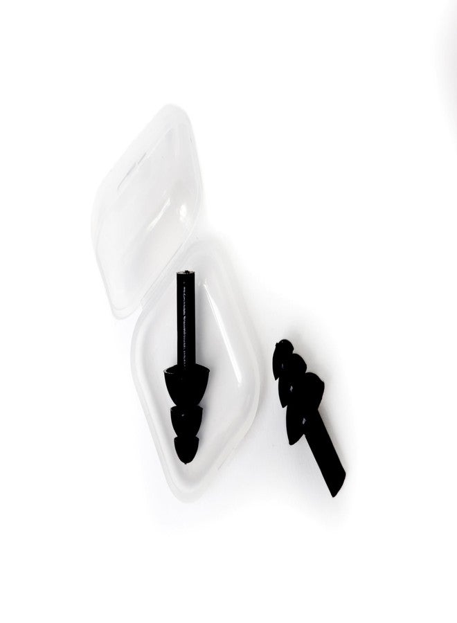 Brookstone Memory Foam Neck Travel Pillow Set - High Density Stuffable U Shaped Travel Neck Pillow and Sleep Mask Set for Car, Airplane Travels and Sleep, Black Contoured - Image 4