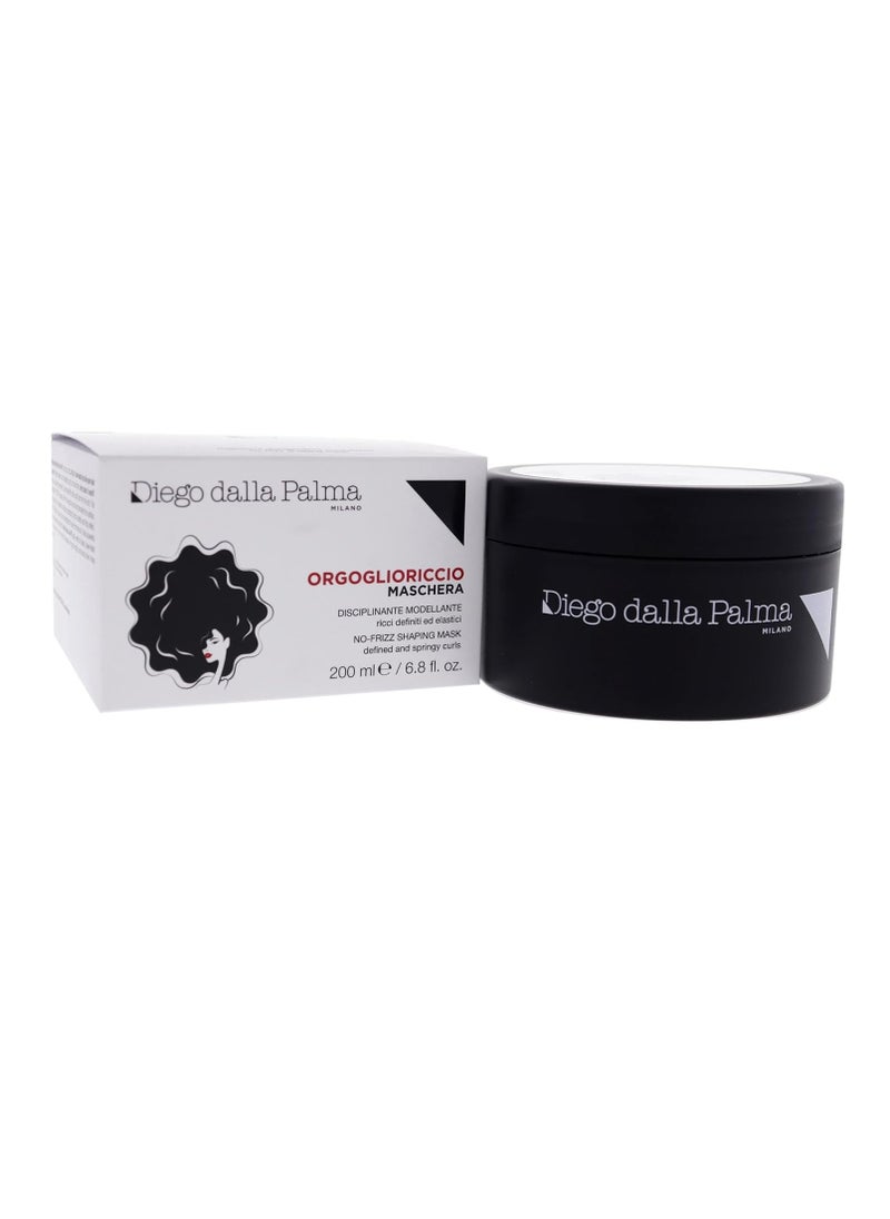Diego dalla Palma - Diego dalla Palma Orgoglioriccio No-Frizz Shaping Hair Mask - Elasticizing And Repair Treatment - Supple And Soft - Provides Frizz-Control - For Perfectly Defined And Controlled Curls - 6.8 Oz - Image 1