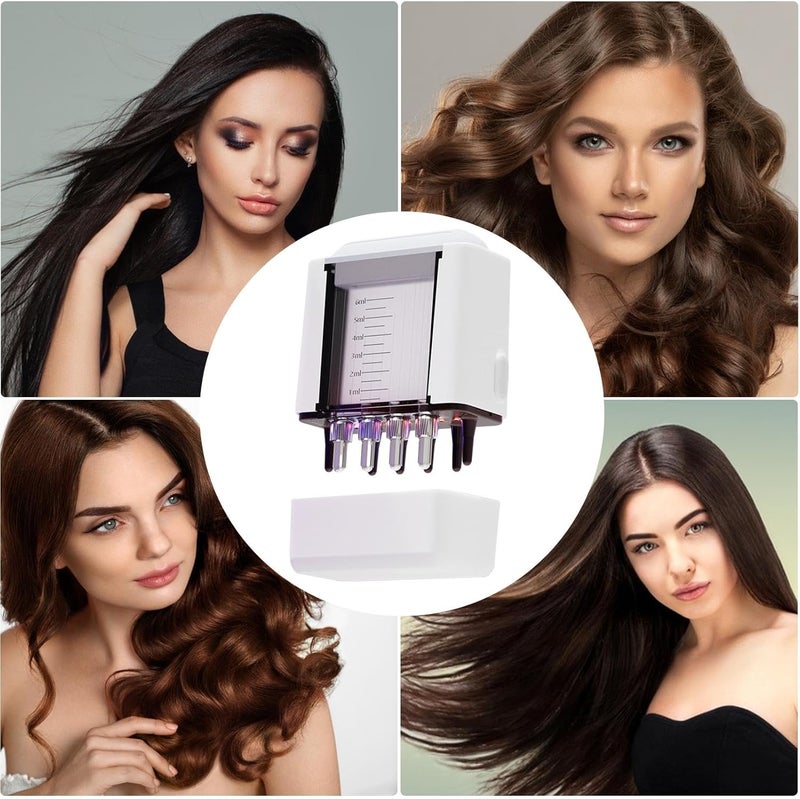 windforgecraft Electric Scalp Oil Applicator | Hair Oiling Applicator | Electric Head Scalp Massager Hair Growth Oil Comb, Red Light Head Massager - Image 4
