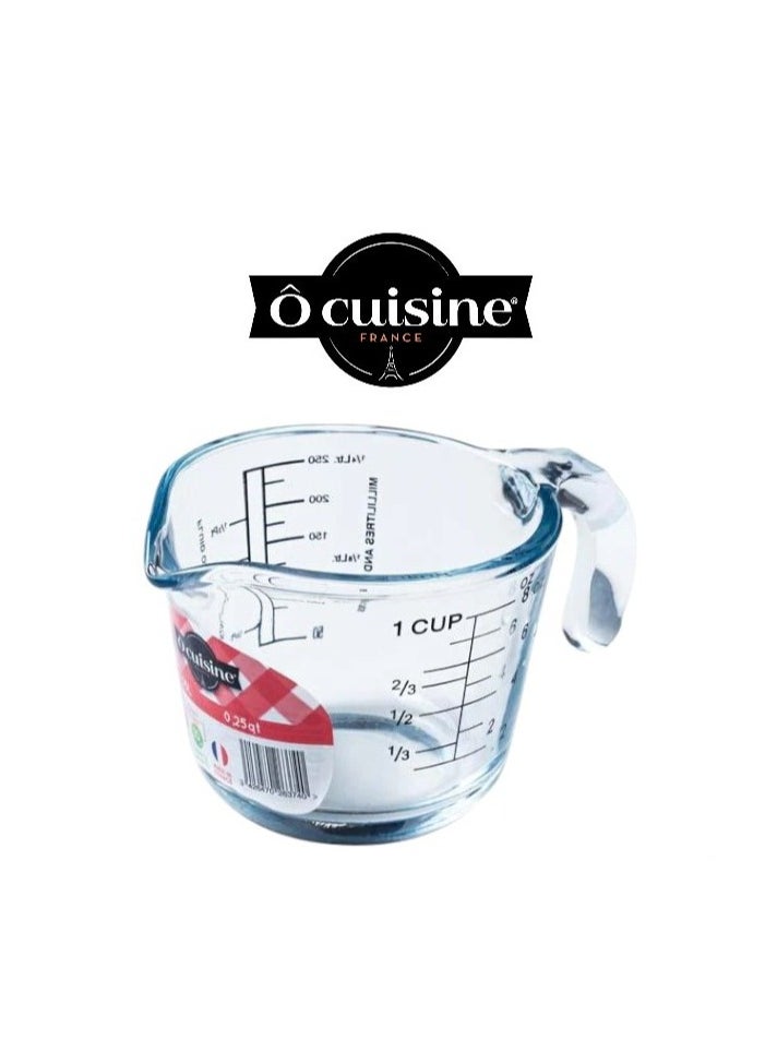 Ocuisine® 500ml Glass Measuring Jug - Borosilicate Glass, Stain & Scratch Resistant, Dishwasher Safe - pzsku/Z83B983E59D78A40F6EE5Z/45/_/1731497289/652adf1f-7f75-45f0-98e4-a0e0f2a3be7a