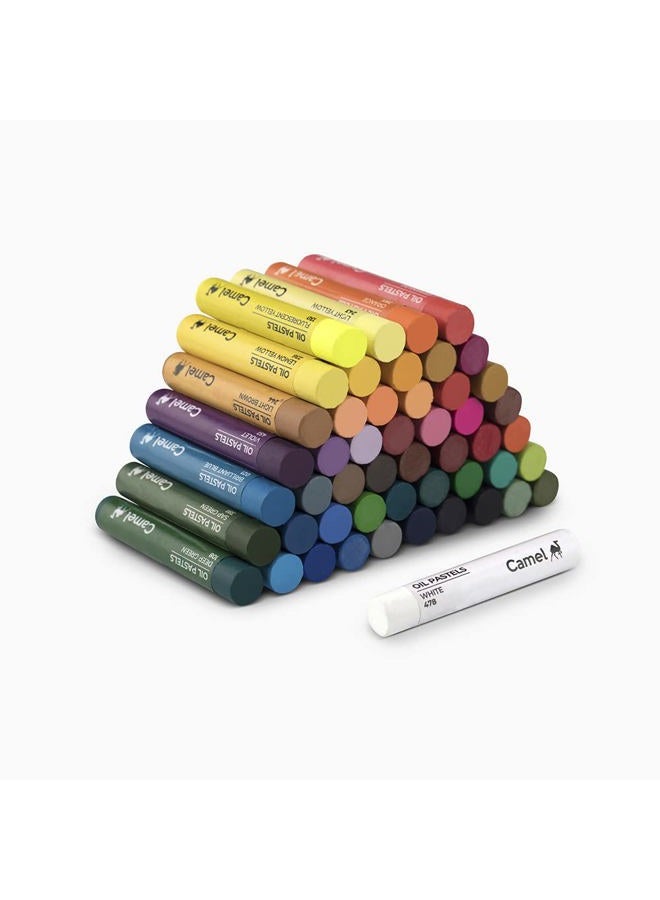 Camlin Camel Camlin Kokuyo Oil Pastel Crayons Color Assorted Colours 50 Shades by Camel - Image 3