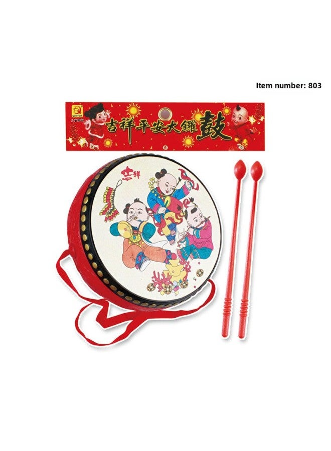 Baby Toys 0-1 Years Old Baby Rattle 0-3-6-12 Months Newborn Baby Hand Rattle Bell Drum Toy-Color:803 (120 Sets In 1 Box)-Specifications:Default - Image 1