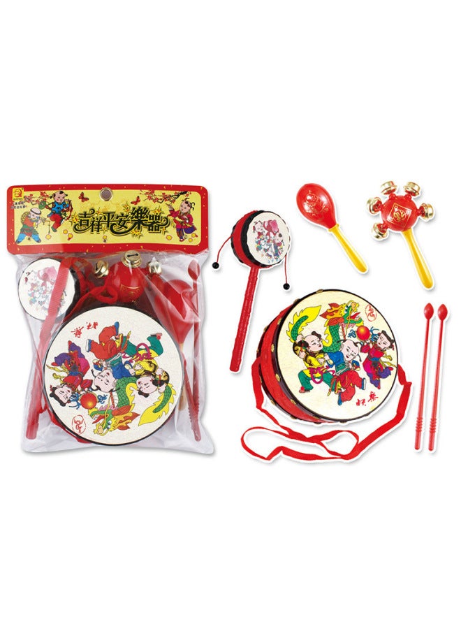 Baby Toys 0-1 Years Old Baby Rattle 0-3-6-12 Months Newborn Baby Hand Rattle Bell Drum Toy-Color:803 (120 Sets In 1 Box)-Specifications:Default - Image 2
