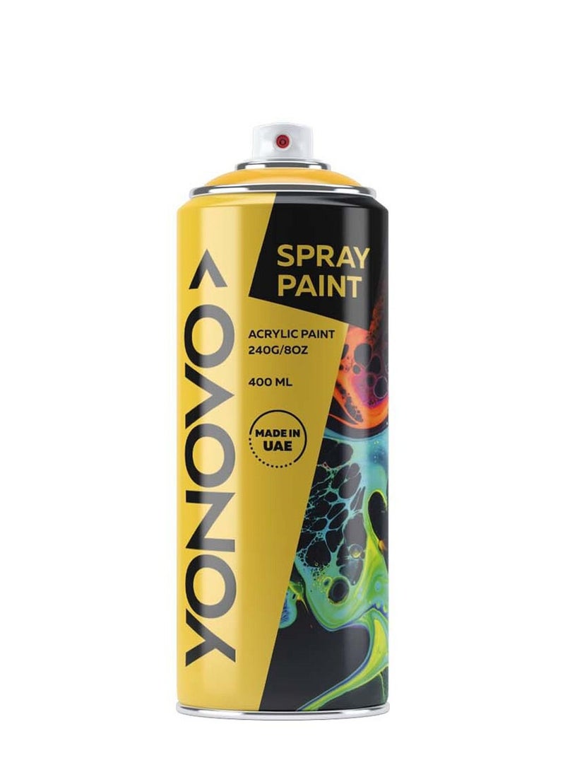 Yonovo - Pack of 3 Spray Paint Multi Purpose |Orcher Brown |Art spray |Craft spray |Spray Point |Art Point |Drawing Point - Image 1