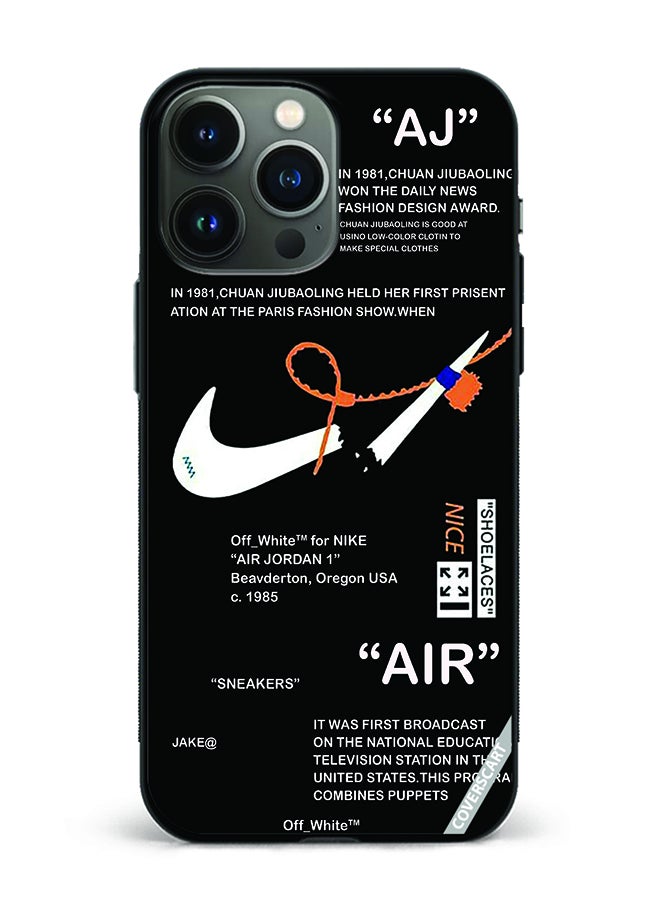 COVERSCART Protective Case Cover For Apple iPhone 14 Pro Nike Off Black Design Black