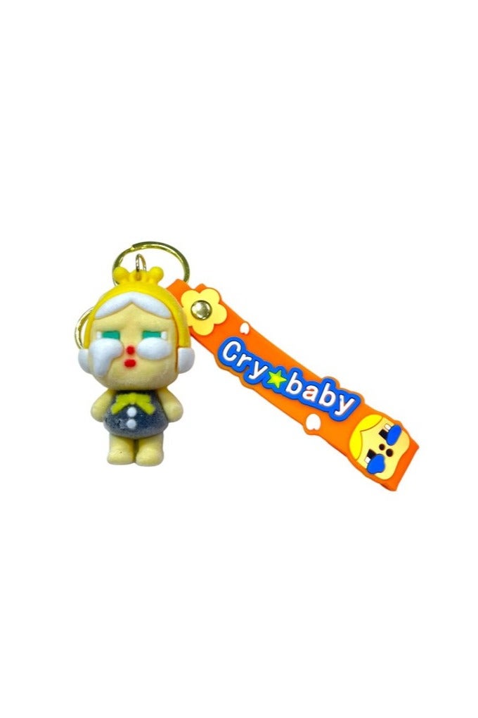 Cartoon Crying Baby Doll Keychain Delicate Car Key Chain Pendant Gift Wholesale Anime Keychain
