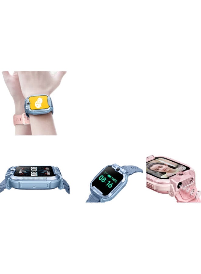 Xiaoxun ساعة هاتف Yes3C للأطفال 4G تتبع GPS كاميرا مزدوجة مكالمات فيديو QQ Wechat لطلاب المدارس الابتدائية من 6-12 سنة الأولاد والبنات عبقري أزرق دعم وطني - Image 2