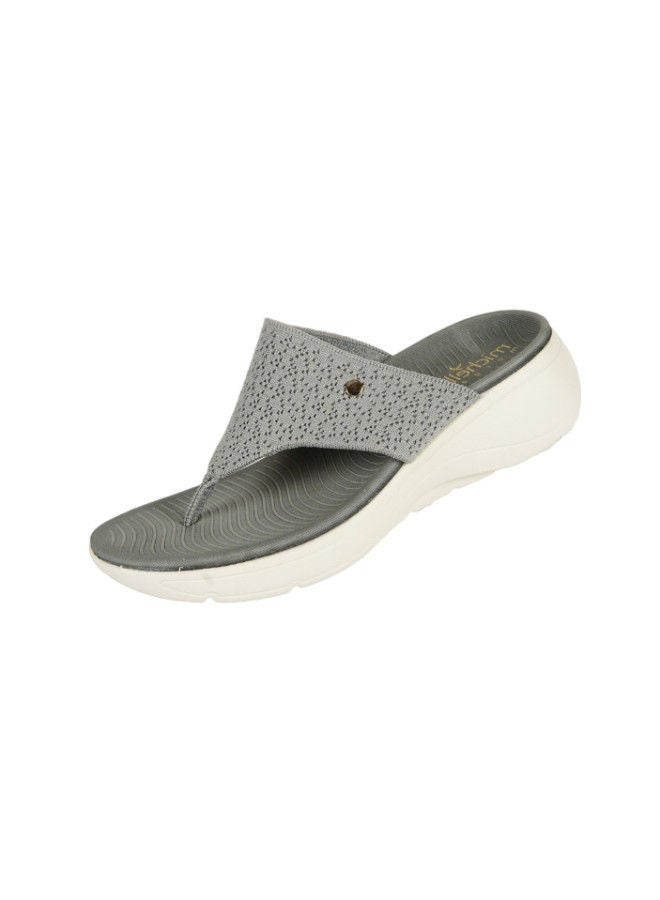 Michelle Morgan 092-2641 Michelle Morgan Ladies Casual Sandals Grey 214RJ531 - Image 3