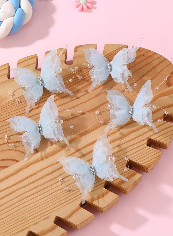 Take Two Set of 5 - Butterfly Hair Clips - Image 1