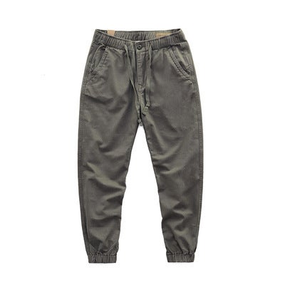 2021 Durable Mens Work Pants Summer Cargo ZK018 gray overalls 