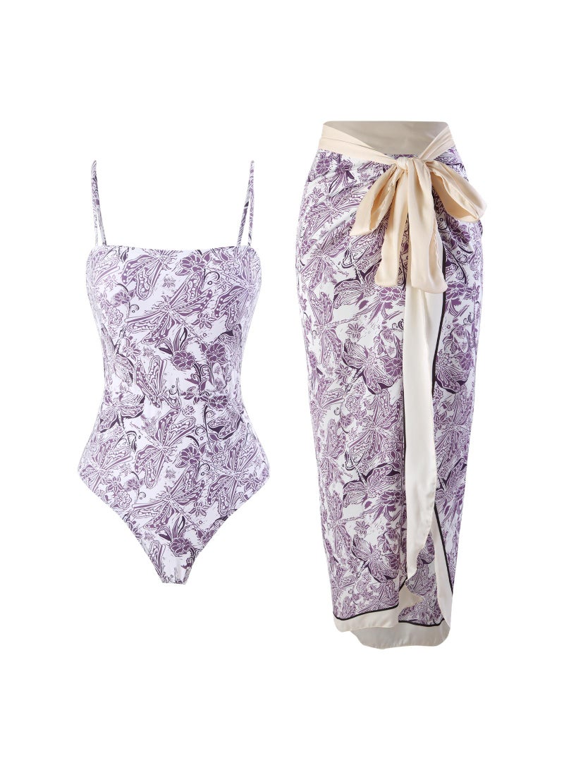 عام السيدات ملابس السباحة الشيفون اللباس نمط ملابس السباحة أزياء ملابس السباحة هدية عيد ميلاد ملابس السباحة الطرف أفضل هدية - Image 1