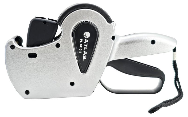 ATLAS Two-Line Date Pricing Machine PL1010E, Black, Dual Label Gun 28×16mm - Image 1