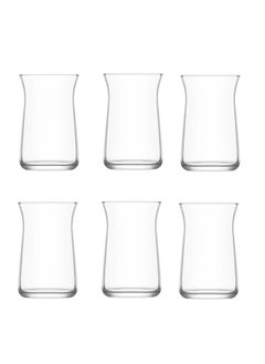 6-Piece drinking glass set clear 370ML