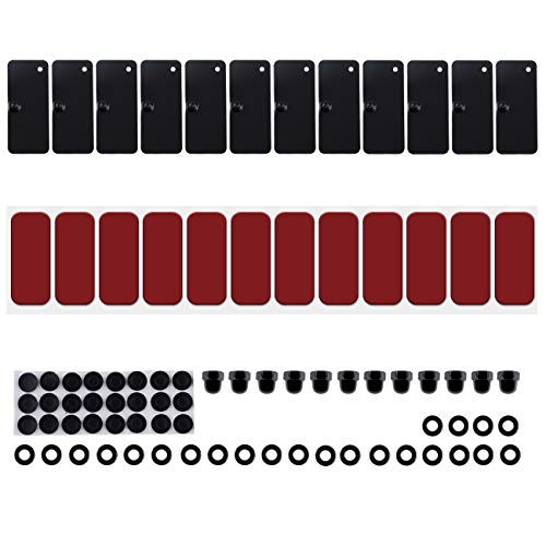 Opall Rear Window Louvers Hardware Installation Hardware Accessories for Ford Mustang Dodge Challenger Camaro (with Double Sided Mounting Tape 3M) - Image 1