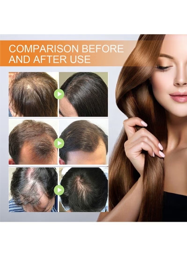 EELHOE Pumpkin Seed Oil, Organic Pumpkin Oil for Hair Growth, Pure Cold Pressed Hair Oil Nourishes Dry Damaged Hair and Moisturizes Skin, Pumpkin Essential Oil for Face Skin Care Hair Loss Treatment-60ml - Image 5