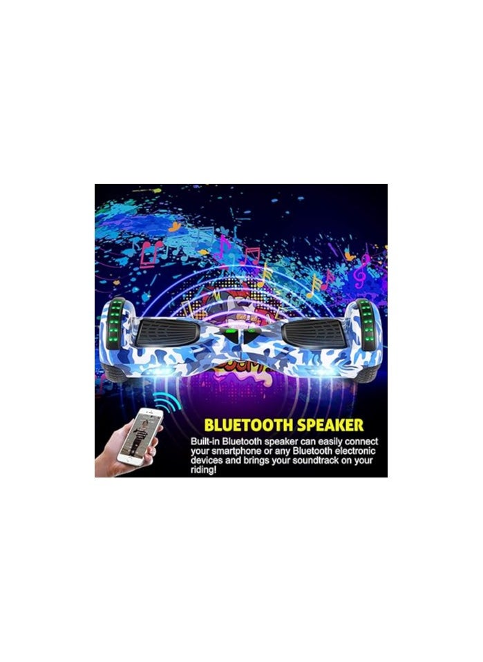 Generic - hover board 6.5 inch with bluetooth color red - Image 1