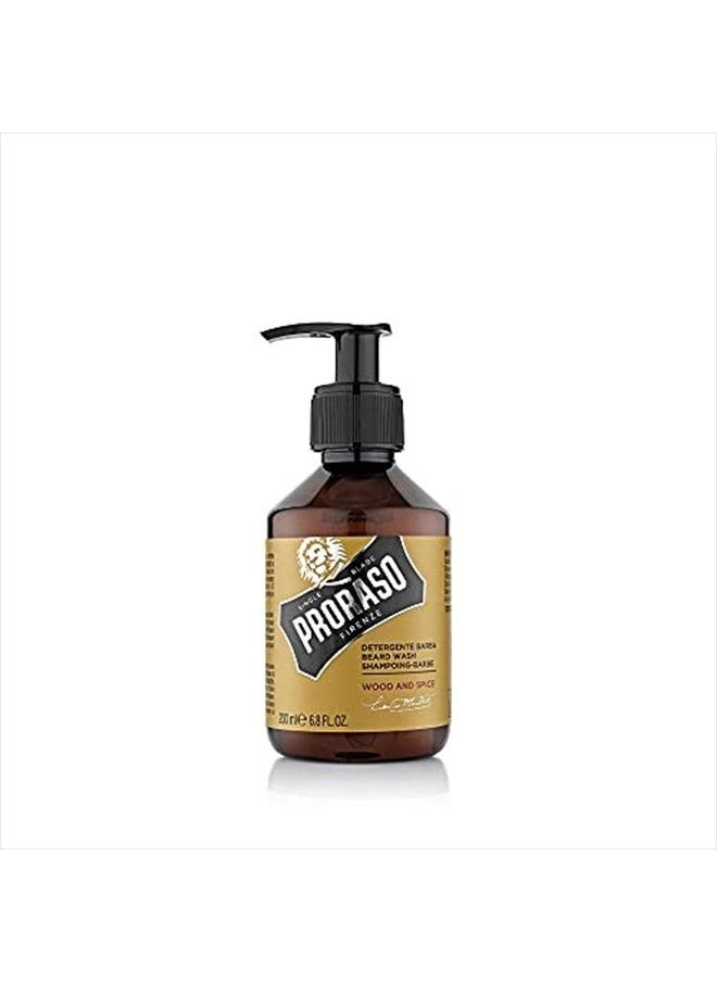 proraso - Beard Care Kit for Men | Wood & Spice Beard Wash, Oil and Balm Gift Set to Cleanse, Soothe and Soften All Beard Lengths & Skin Types - Image 1
