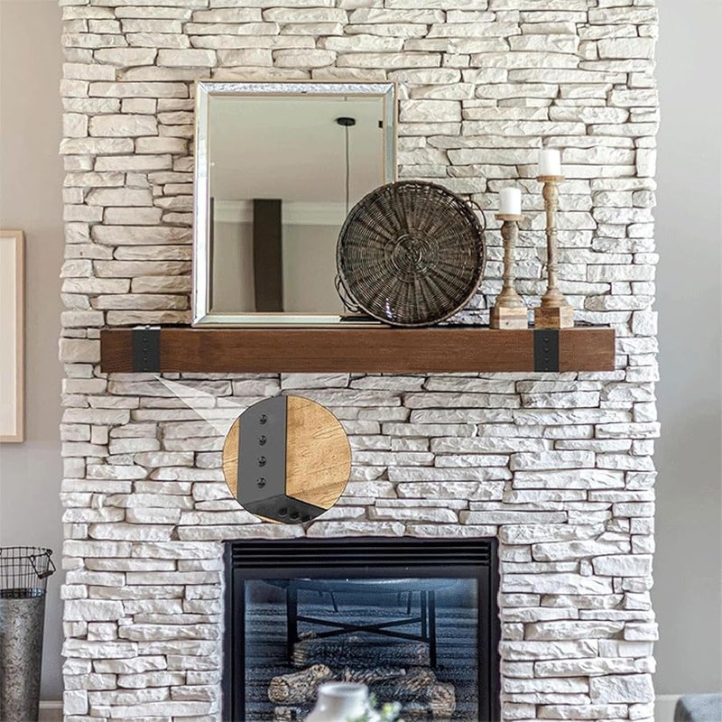 Faux Wood Beam Strip Self Adhesive Decorative Tape Flexible Covering Patch Color L - Image 5