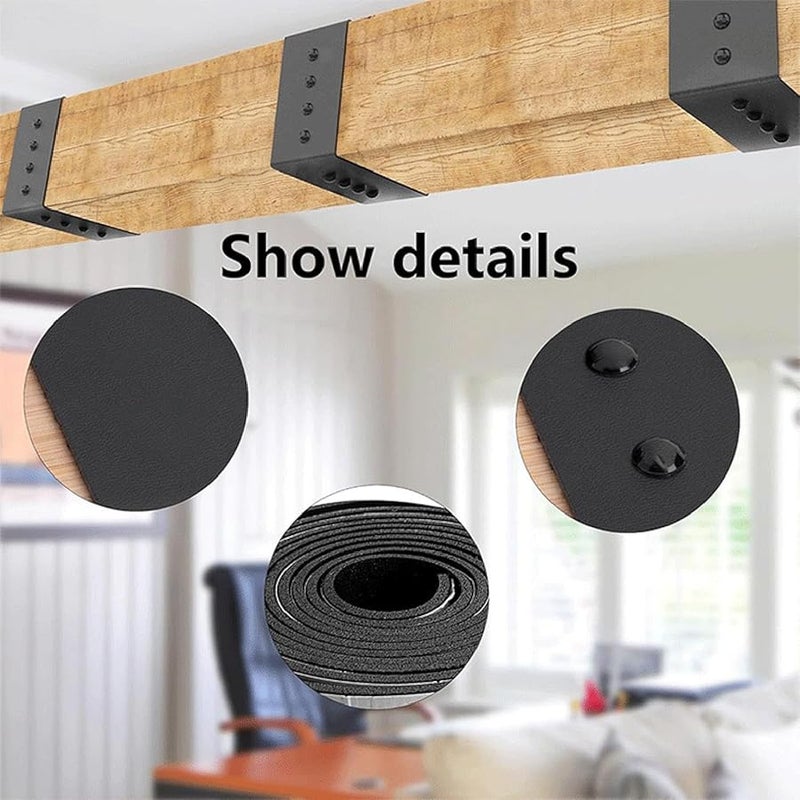 Faux Wood Beam Strip Self Adhesive Decorative Tape Flexible Covering Patch Color L - Image 4