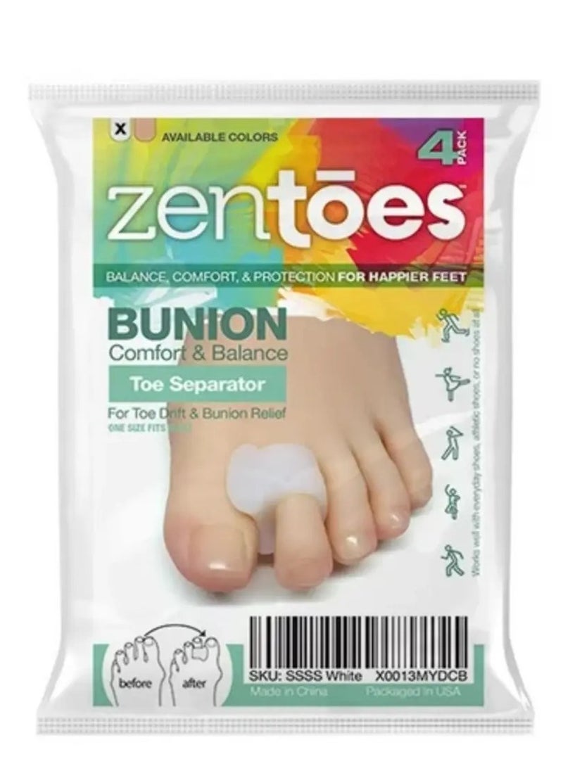Zentoes ZENTOES Pack of 4 Toe Separator 