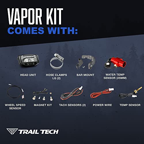 Trail Tech 752-113 Vapor Digital Speedometer Tachometer Gauge Kit, 1999-2017 Suzuki SV650 - Image 4