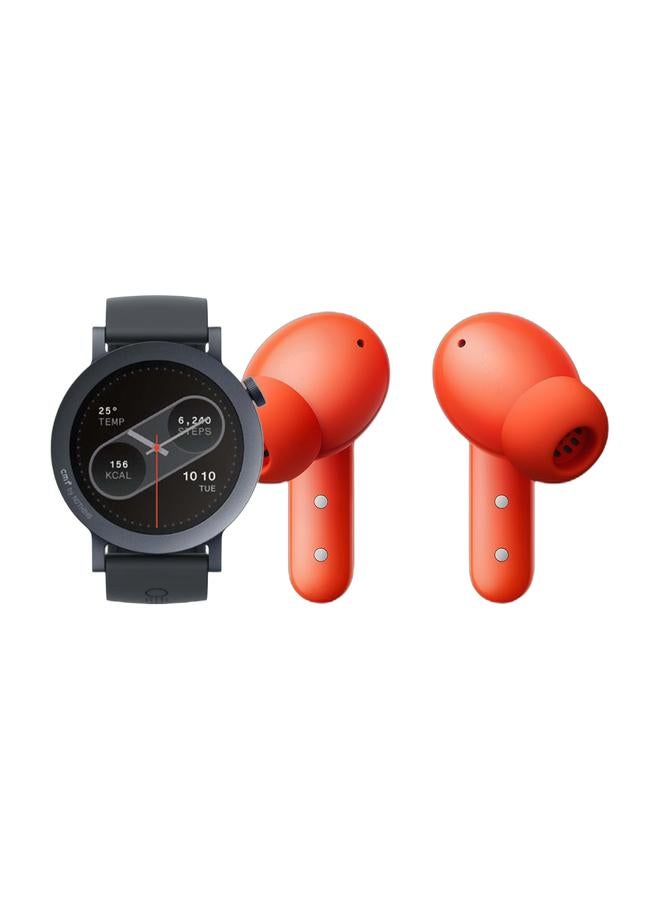 cmf by NOTHING Watch Pro 2, 1.32" AMOLED Display + Buds Pro 2 - Orange - Image 1