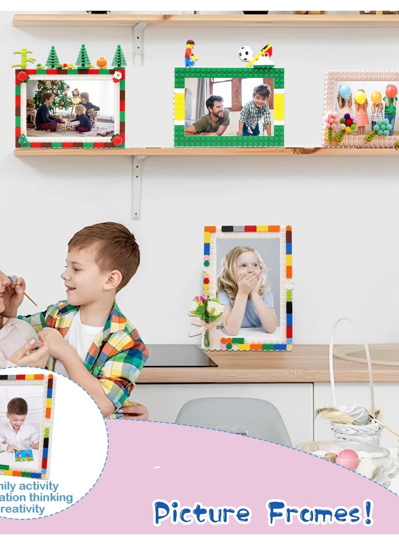Excefore Kid Picture Frames Craft Kits, Create Your Own 4x6 DIY Block Photo Frames , Fun and Creative Art & Craft Gift for Boys and Girls Ages 6-8 - Image 3