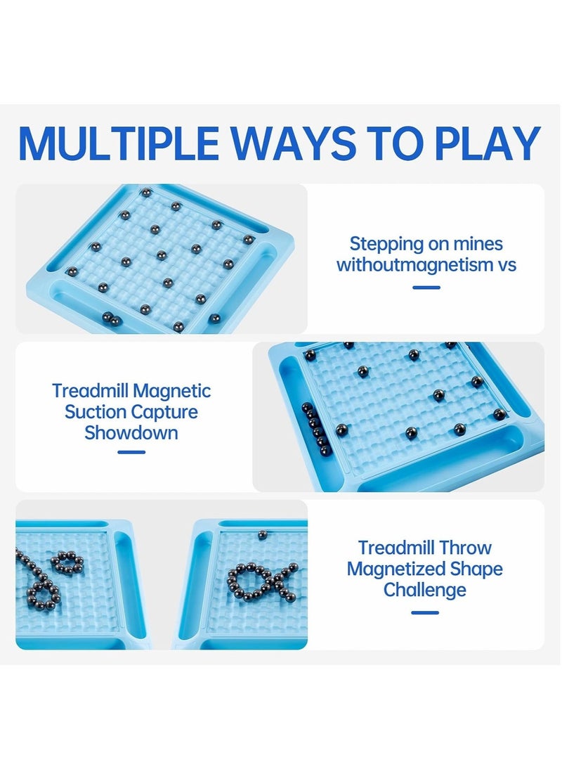 Magnetic Chess Game Set, Table Top Magnet Chess Game, Magnetic Chess Game with Stones, Develop Intelligence, Strategy Game, Family Game Party Game for Kids and Adults (20 pcs)  - Image 4