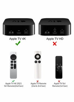 Y&D Protective Case for Apple TV Remote Replacement 4k Control, Silicone Control 4K 2021 with Lanyard Included  - Image 2