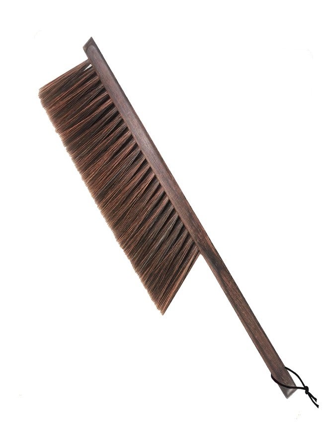 BSMstone Hand Broom Counter Brush with Wood Handle Soft Bristle Dusting Brush for Furniture Bed Car Sofa Piano Guitar Woodworking Cleaning - Image 1
