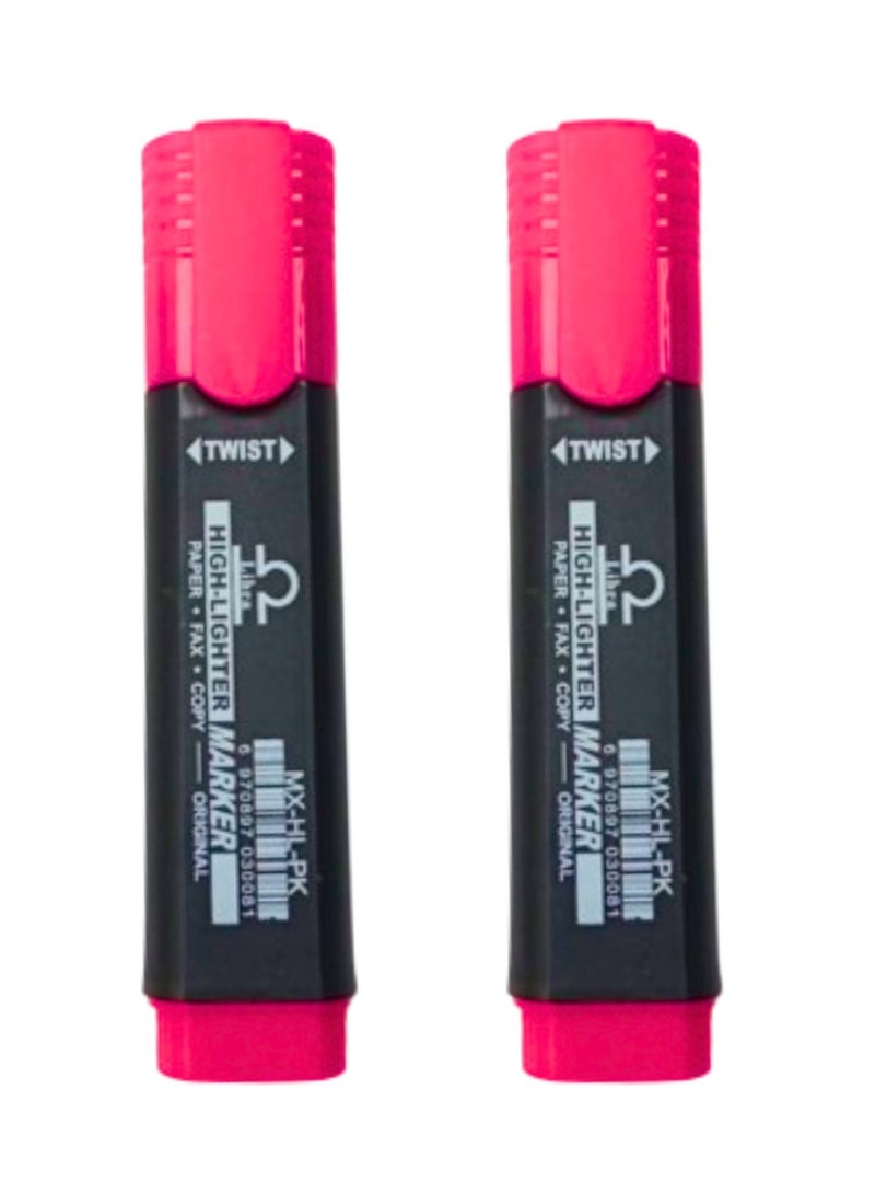 Libra Highlighter (PACK OF 2) PINK - Image 2