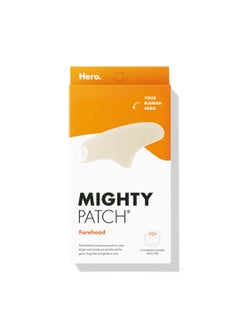 Mighty Patch Hero Cosmetics Mighty Patch Forehead Patch  Hydrocolloid Acne Pimple Patch Contoured to Cover Larger Area of Zits and Blemishes  DrugFree and Suitable for Sensitive Skin 5 Count 