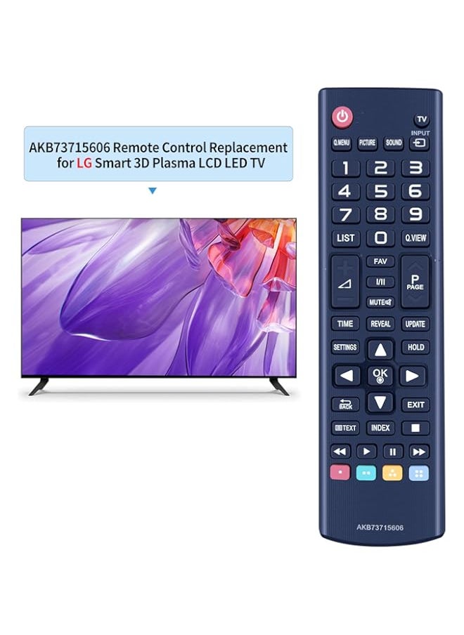 Generic - Replacement Remote Control AKB73715606 for LG TV 39LN5400 42LN5400 42PN450B 47LN5400 50LN5400 50PN450B 32LS550 32LB561 39LB561 49LB550 47LB561 50LB561 50PB560 For LG Remote Control - Image 1