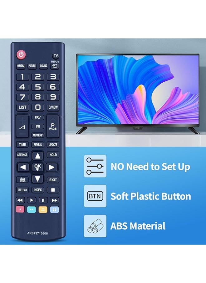 Generic - Replacement Remote Control AKB73715606 for LG TV 39LN5400 42LN5400 42PN450B 47LN5400 50LN5400 50PN450B 32LS550 32LB561 39LB561 49LB550 47LB561 50LB561 50PB560 For LG Remote Control - Image 1