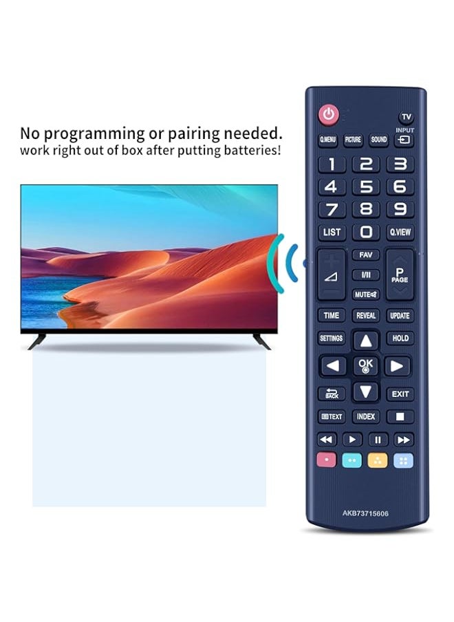 Generic - Replacement Remote Control AKB73715606 for LG TV 39LN5400 42LN5400 42PN450B 47LN5400 50LN5400 50PN450B 32LS550 32LB561 39LB561 49LB550 47LB561 50LB561 50PB560 For LG Remote Control - Image 1