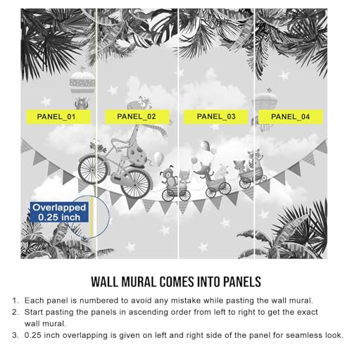 PAPER PLANE DESIGN Exquisite Tropical Plant and Pond Vintage Wall Mural Wallpaper. Full Wall Coverage for Living Room. (Ds-4) (8 X 10 FEET, Non Woven Prime - Non Adhesive) - Image 4