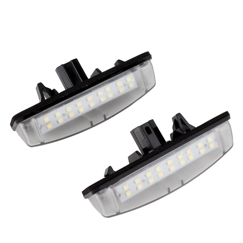 مصباح LED للوحة الأرقام للسيارة 12 فولت - مصباح SMD ساطع - استهلاك منخفض للطاقة - مصباح بديل يعمل بنظام التوصيل والتشغيل لسيارات تويوتا كامري LS430 أفينسيس بريوس - لسلامة القيادة الليلية - Image 1