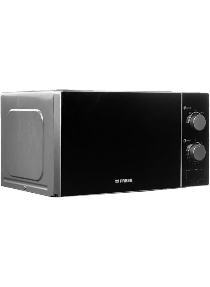 Fresh FMW-20MC-BM Microwave Oven, 20 Liter, 700 Watt, Black