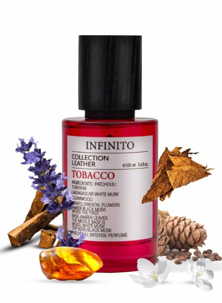 انفينيتو كولكشن ليذر توباكو احمر 100مل - Image 1