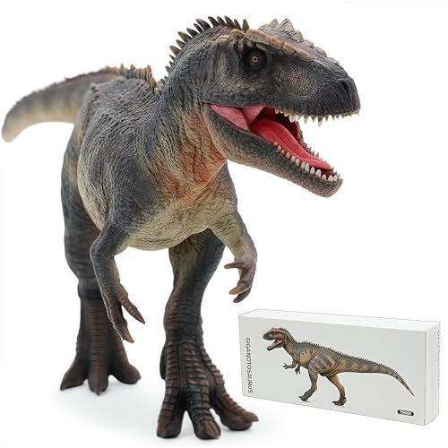 Gemini&Genius GeminiGenius Giganotosaurus Action Figure Toy GRex Dinosaur with Moveable Jaw Beautiful and Accurate Sculptures of Dino Toy Figure Perfect for Gift Collection Display  Play for Kids - Image 1