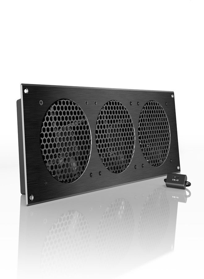 ايه سي إنفينيتي نظام مروحة التبريد الهادئ AC Infinity AIRPLATE S9 مقاس 18 بوصة مع التحكم في السرعة، لتبريد خزانة المسرح المنزلي AV - Image 1