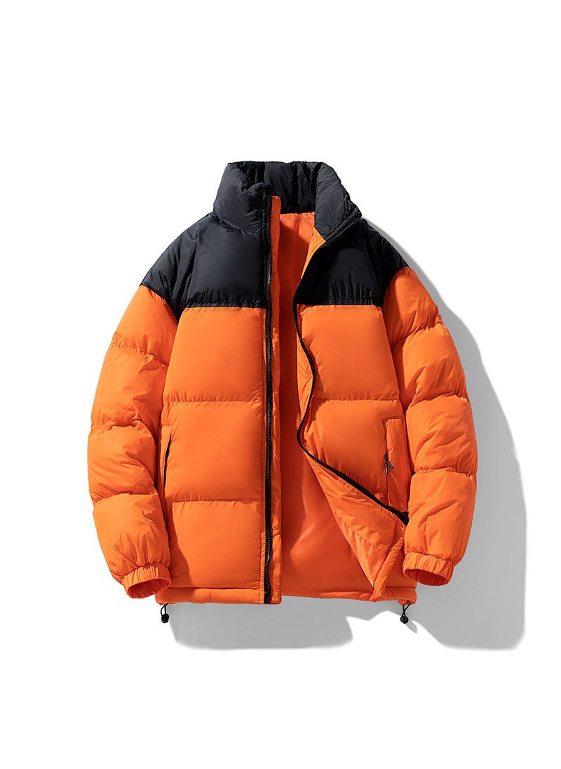 Generic - 2024 New Cotton Padded Jacket Unisex Trendy Parka Pink - Image 1