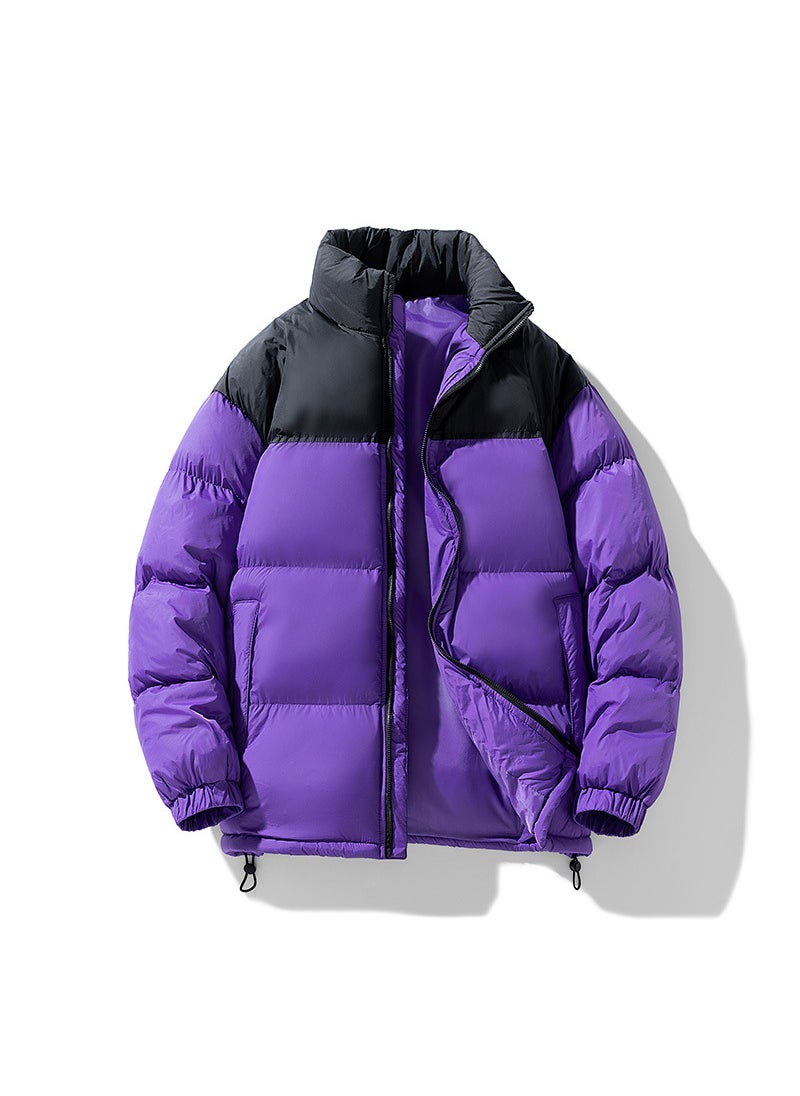 Generic - 2024 New Cotton Padded Jacket Unisex Trendy Parka Pink - Image 1