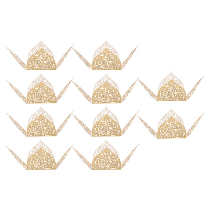 50pcs Chocolate Cups Muffin Wrappers Wedding Party Hollow-out Candy Cups - Image 5